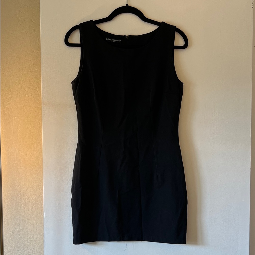 Dolce & Gabbana Classic Black Mini Dress - 44